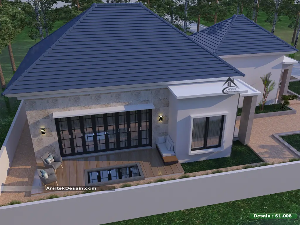 desain rumah dan toko kios minimalis sederhana