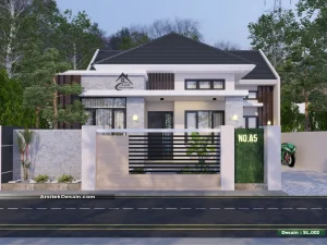 desain rumah minimalis 1 lantai lebar 12 meter