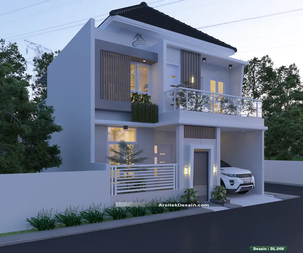 gambar desain rumah minimalis 2 lantai ukuran 8x11 meter hook